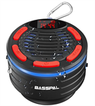 BassPal  Altoparlante Bluetooth Impermeabile IPX7 Portatile con Stereo HD, Light Show, Radio FM