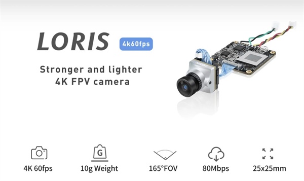 Caddx Loris 4k Camera FPV con DVR