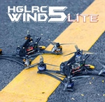 Drone fpv HGLRC Wind5 Lite 6S TrueX 5 pollici Motore Brushless Aeolus 2207.5  kv 1900 CADDX VISTA esc 45A FC BLHeli - 32 4 in 1